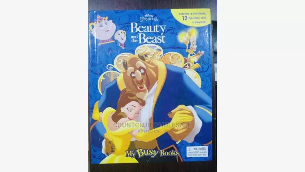 GH¢90 Beauty and the Beast (Disney Princess, My Busy Books)