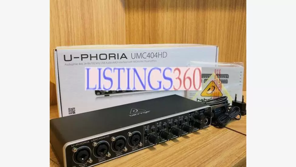 Behringer u-phoria UMC404HD USB audio interface