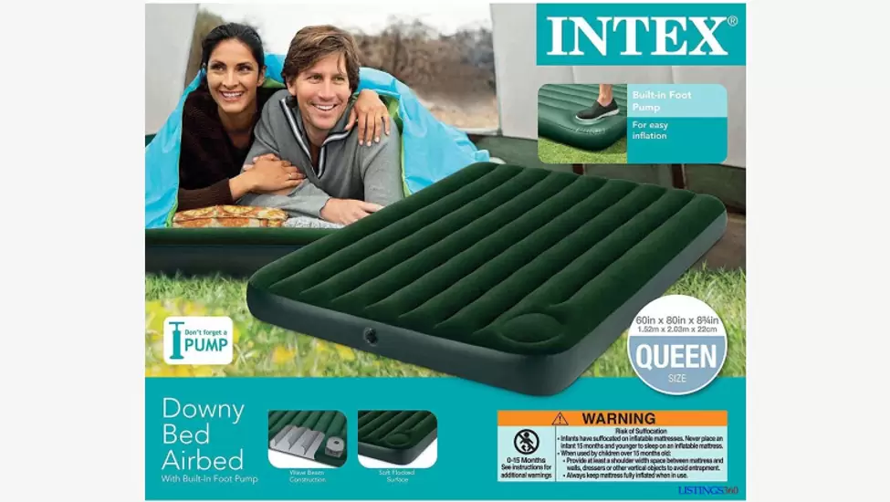 GH¢470 Intex Airbed With Built-In Foot Pump King-Size 2 Person