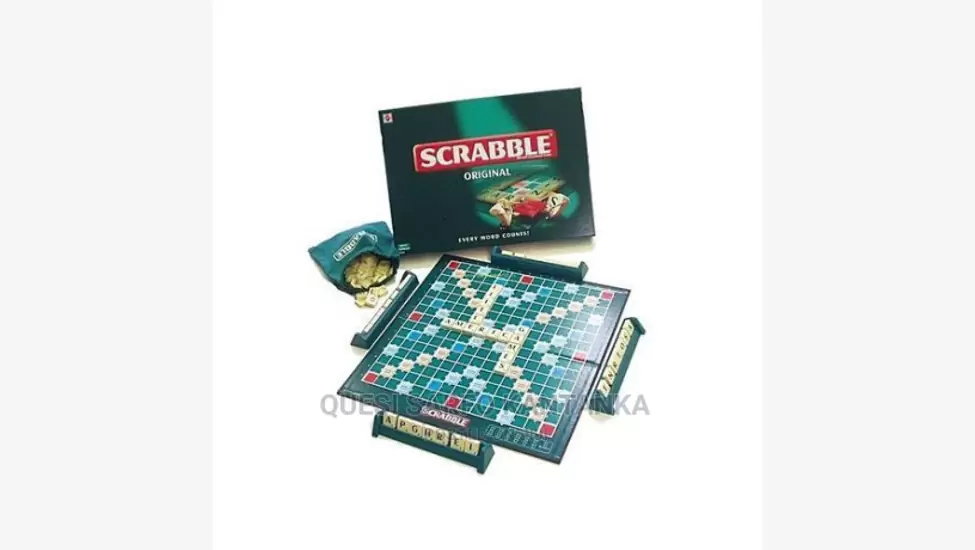 2-in-1 Scrabble + Monopoly Board Game